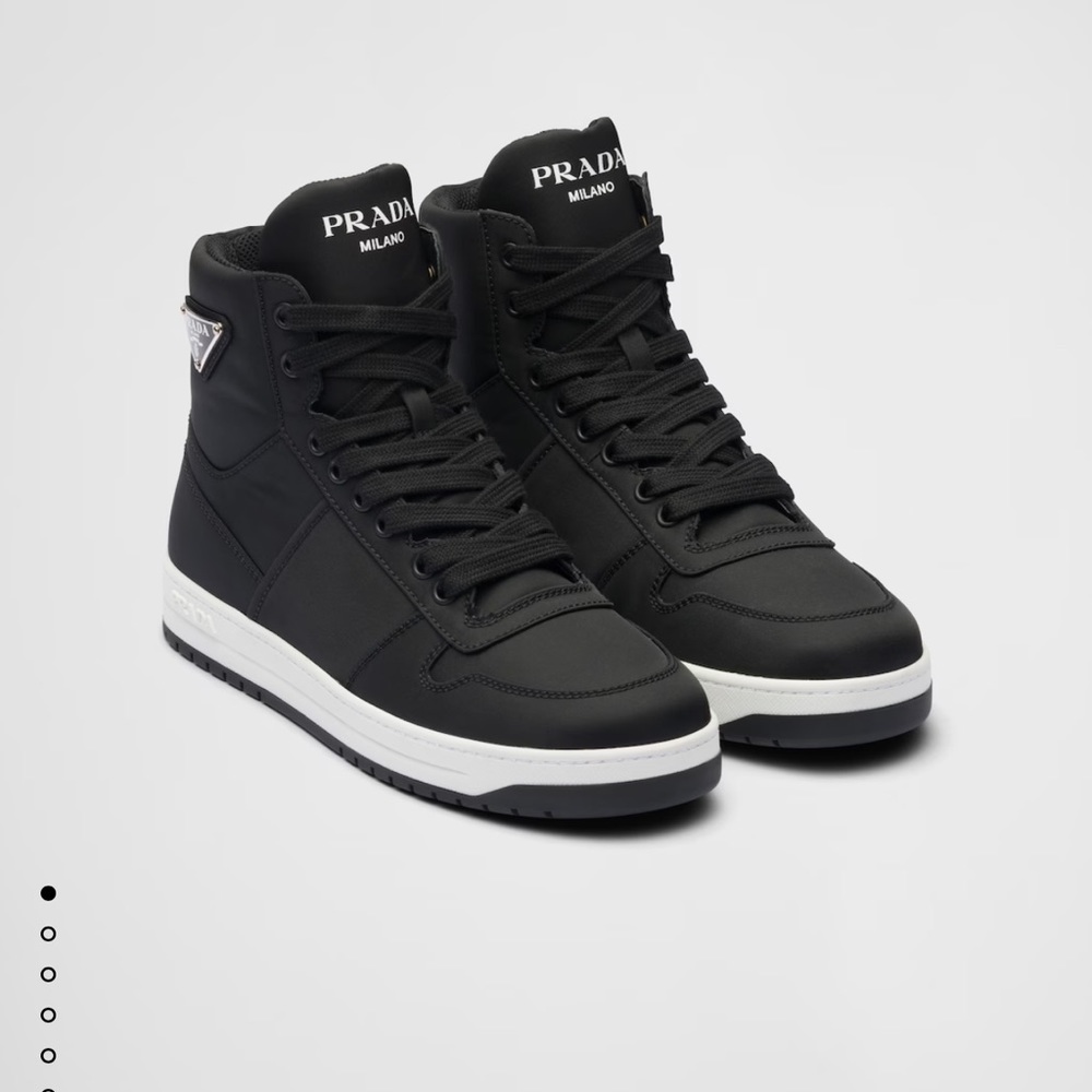Re-Nylon Gabardine high-top sneakers